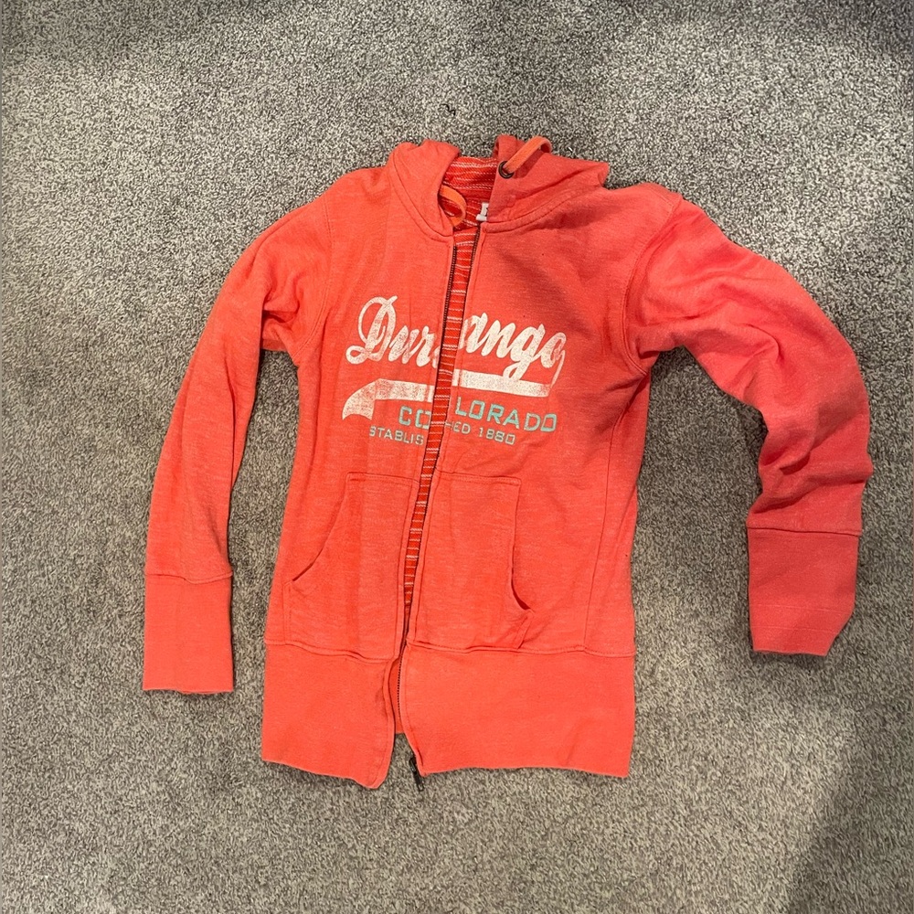 Y2k Coral Hoodie